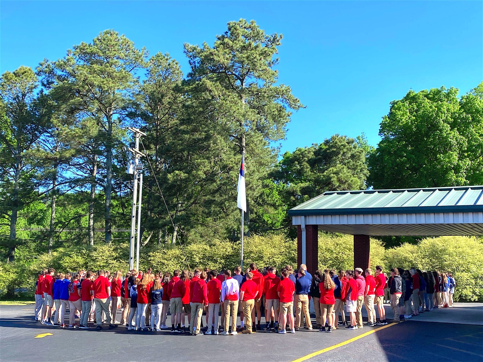 Residents gather for National Day of Prayer: Cornerstone Christian Academy